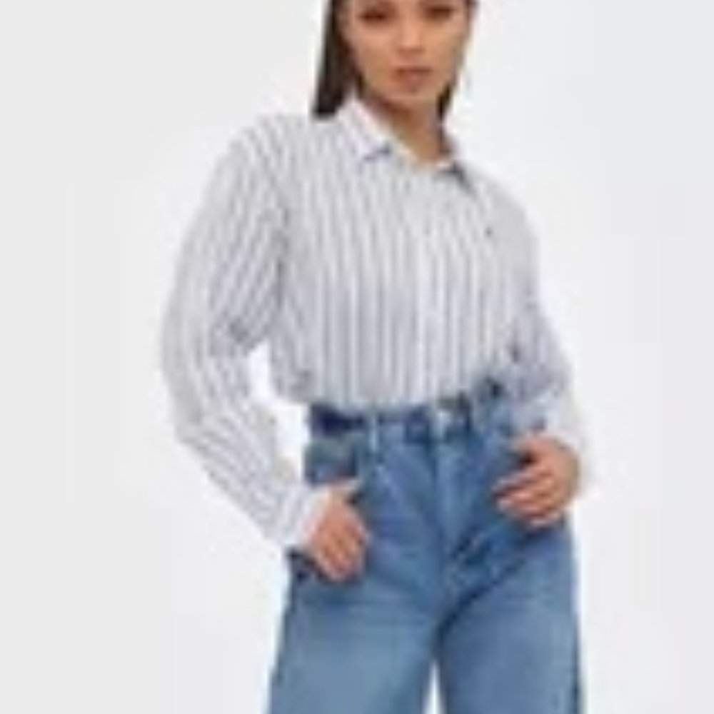 Polo Ralph Lauren Striped Linen Shirt Long Sleeve XL/TG - Picture 2 of 11